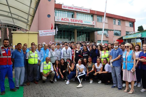 Hastanede Tatbikatı Gerçeğini Aratmadı