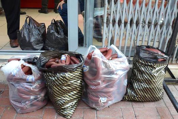 Nazilli’de 100 Kiloya Yakın Sucuğa El Konuldu
