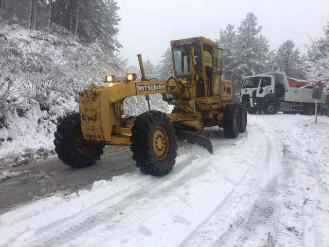 Aydın’a Yılın İlk Karı Düştü