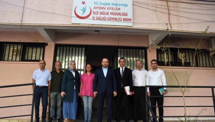 Aydın Vilayet Sıhhat Müdürü İş Sağlığı Güvenliği Ünitesini Ziyaret Etti