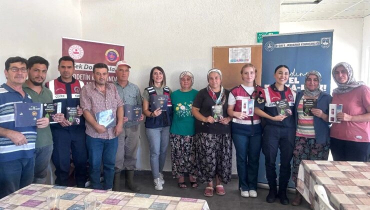 Aydın’da Jandarma Takımları Sultanhisar’daki Fabrikada Vatandaşlara Bilgilendirme Yaptı
