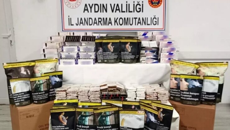 Aydın’da Kaçak Sigara Operasyonu: 44 Bin Makaron ve 10 Kilogram Tütün Ele Geçirildi