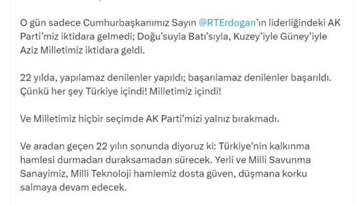 Bakan Yerlikaya: Türkiye’nin kalkınma atılımı durmadan duraksamadan sürecek