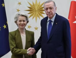 Erdoğan, Ursula von der Leyen ile Beştepe’de bir ortaya geldi