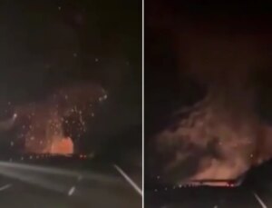 F-16’nın düşme anı! İmgeye şoförün sorusu damga vurdu