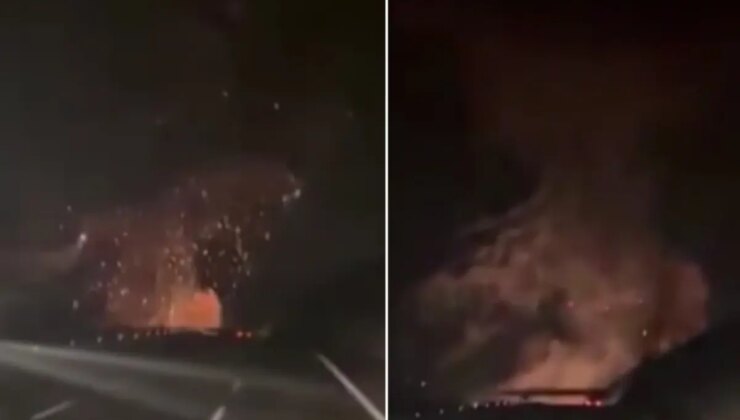 F-16’nın düşme anı! İmgeye şoförün sorusu damga vurdu