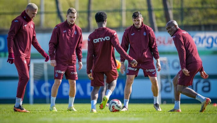 Trabzonspor, RAMS Başakşehir FK maçının hazırlıklarını sürdürdü