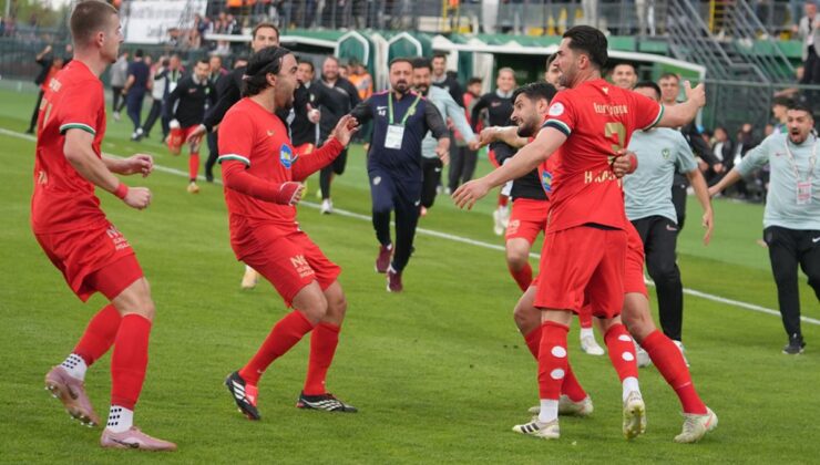 Amedspor tarihinde birinci sefer Muhteşem Lig’e yükseldi