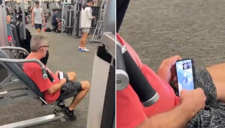 Spor salonunda skandal görüntü! Bayanları gizlice kayda aldı