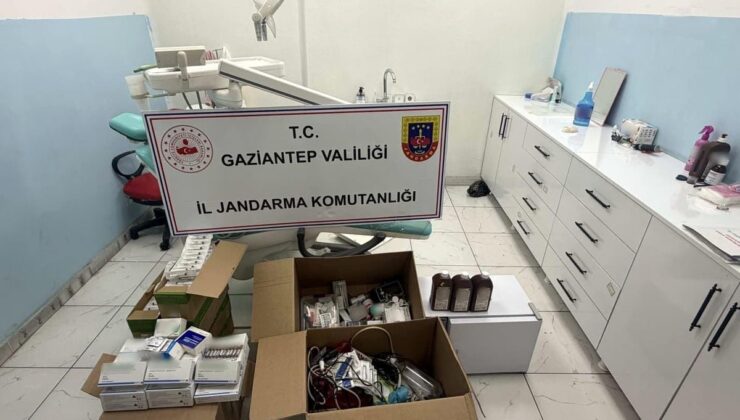 Gaziantep’te ruhsatsız diş kliniğine jandarma operasyonu: 2 uydurma doktor yakalandı