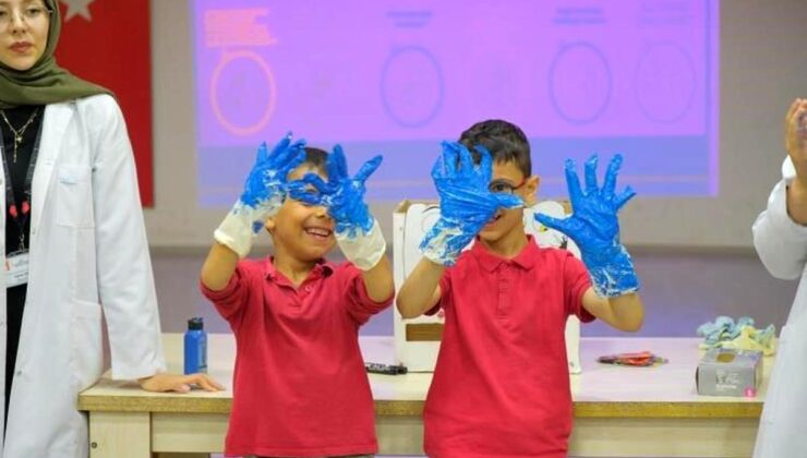 Minik öğrencilere kişisel hijyen eğitimi