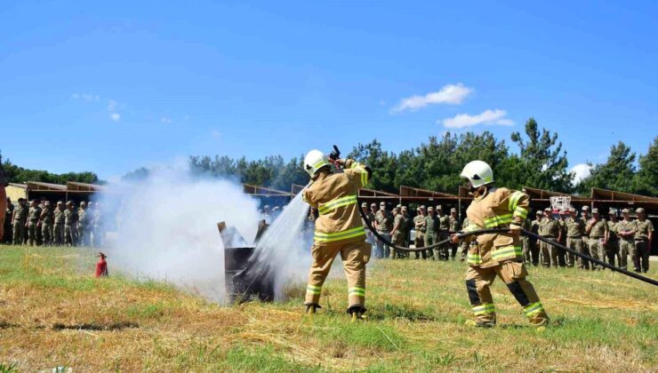 Çanakkale’de askeri çalışana Orman Yangınlarıyla Çaba Eğitimi