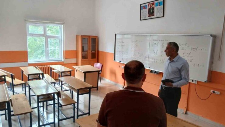 Bozkır’da okul kontrolleri sürüyor